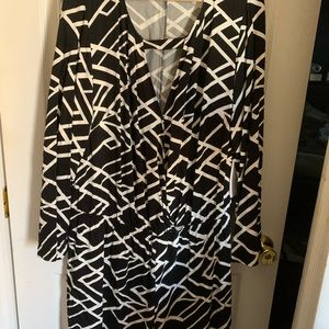 Just fab 2x romper black and white patterned